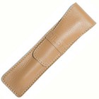 Diloro Full Grain Genuine Leather Single Pen Case Sleeve Holder Pouch Pencil    