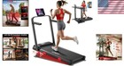 Enhanced 16  Incline Treadmill With 8 5  Handlebar     Perfect For Home Fitness