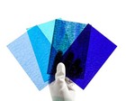 Transparent Stained Glass Sheets For Craft 6x4 Inch Colored Textured Cathedral G