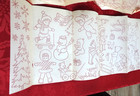 Vintage Small Lot Of Iron Transfer Patterns 2 Full Sheets   Smaller Cut Pieces
