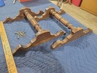 Pair Of Antique Pump Organ Case Handles W screws  0629