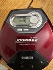  h  Philips Ax5123 17 Jogproof 45 Esp Portable Cd Player Red Tested