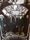 Bon Jovi 2010 The Circle Tour Men s 2-sided Brown T-shirt Xxlarge 2xl
