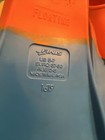 New Finis Long Floating Red And Blue Swim Flippers Fins Size Us 5-7 Euro 37-39