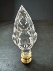 Waterford Crystal Acorn Lamp Finial 3  Made In Slovenia No Box Mint