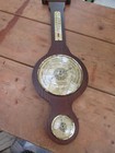  32b Antique France Barometer Weather Station Barometer Thermometer 26 5  Long