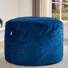 3ft Bean Bag Chair Memory Foam Lounge Sofa Ultra Soft Portable Storage Pocket Us