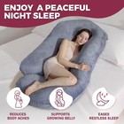 Pillani Pregnancy Pillows For Sleeping     57-inch Maternity Pillow For Pregnant W