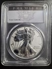 2019-s Enhanced Reverse Proof American Silver Eagle Pcgs Pr70 Premier Label 