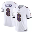 Men s  8 Lamar Jackson Purple Vapor F u s e  Limited Jersey - All Stitched