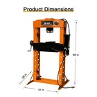 50t Hydraulic Shop Press Hydraulic Press With Press Plate For Bending Us Stock