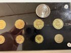 Types Of California Gold - 10 Coin Set In Old Display Holder        Lot  1226
