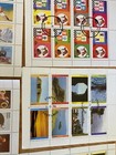 Scotland Staffa 96 Different Stamps In 12 Whole Sheets Used Cto Cinderellas