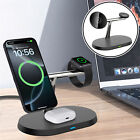 3in1 15w Magnetic Wireless Charger Dock Station For Apple Watch Iphone 16 15 14