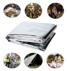 Medical Mylar Emergency Thermal Blanket Trauma Military Survival First Aid Silve