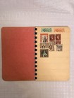 Vintage Stamp Collector   s Stock Book     United States   Worldwide Used Stamps Mix