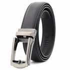 Fashion Men Pu Leather Automatic Lock Buckle Comfort Click Belt Size 28     -48     