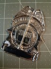 Security Officer Burns International Badge Silver Tone 43654 Eagle Clean