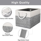 Fab Totes Storage Bins 3-pack  Foldable Storage Baskets For Organizing Toys 