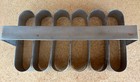 Vintage 6-slot Metal Mold Pastry Donut Bread Bun Oval Dough Cutter With Handle