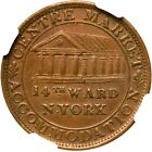 1837 Ht-239 Ngc Ms 62 Bn Centre Market New York Ny Hard Times Token