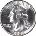 2-1955 Washington Quarter Bu Mint State 90  Silver Lot Of 2 free Shipping