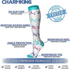 New Compression Socks 15-20mmhg Graduated Womens Mens Stockings Size S m