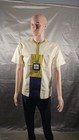 Men   s Dashiki Style African Embroidery Shirt  Cotton Woven Short Sleeve  Medium   