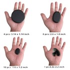 Natural Basalt Hot Stone Massage Set Travel Home Spa Therapy Kit With Carry Bag