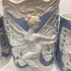 Vtg Winged Angel Fairy  Vase Fantasy Myth Theme By Dreamy Japan