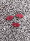 3x Magikist Red Lips Plastic Key Chain Chicago Cleaners 378-8600 