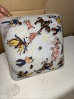 Vtg 1950s Cowboy Rodeo Ceiling Lampshade Frosted Glass Western Decor Kids 14  Sq