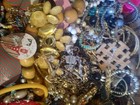 5 Lbs Junk Costume Jewelry Lot Broken Tangled Repurpose Repair Vintage Craft