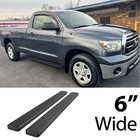 Running Board 6 Stainless Black For Toyota Tundra 2007-2017 Regular Cab
