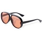 80s Vintage Yellow Lens Pilot Style Men Women Sunglasses Eyewear Outdoor Driving