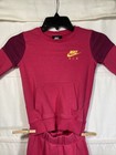 Nike Air Youth 6-7 Set Sweatshirt And Pants Baby Girl Hot Pink Shirt Sweatpants