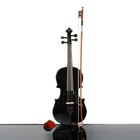 New 3 4 Acoustic Violin With Case Bow Rosin Black