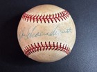 Red Schoendienst Signed Baseball Hof Omlb White Hof Auto Autograph 