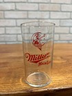 Vintage 1950s Miller High Life Beer Girl On The Moon Shell 4-1 4  Bar Glass