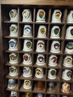 Thimble Collection With Large Display Case  100 State Thimbles Cover Msr Imports