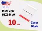 0 5w Zener Diode Bzx55c 2  3  3 9  4 3  5 1  6 2  7 5  8 2  9 1  12v   10 Pcs 