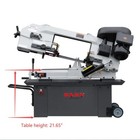 Kaka Bs - 912b 9  Metal Cutting Saw - 4 Speed  Space - Saving  Dual Volt