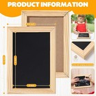 1 Pack Mini Chalkborad Sign Small Chalk Board With Unfinished Wood Frame 4 X 6