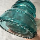 Vtg Hemingray 42 Usa Electrical Glass Insulator Aqua  blue Green  C 1924-1932