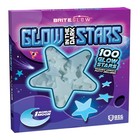 100 Pcs Glow In The Dark Stars With Moon - Luminous 3d Wall 100 Piece  Blue