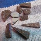 10pcs Australian Boulder Opal Rubs  143tcw Unfinished Lapidary For Polishing