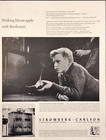 1942 Stromberg Carlson Finer Radio Beethoven Buy War Bonds Wwii Vintage Print Ad