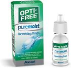 Lot Of 2 Opti-free Puremoist Rewetting Drops  12-ml  Exp 07 24 Alcon Lens Care