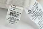 New Mainstays Faux Fur Round Decorative Throw Pillow 16  White