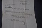 1934  signed  Anthony J Griffin New York Representative - Naval Academy Appt